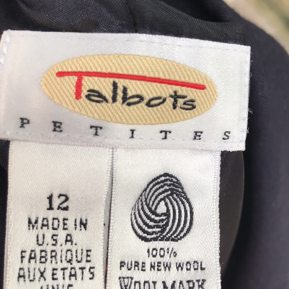 Talbots Wool Power Shoulder Jacket - image 7
